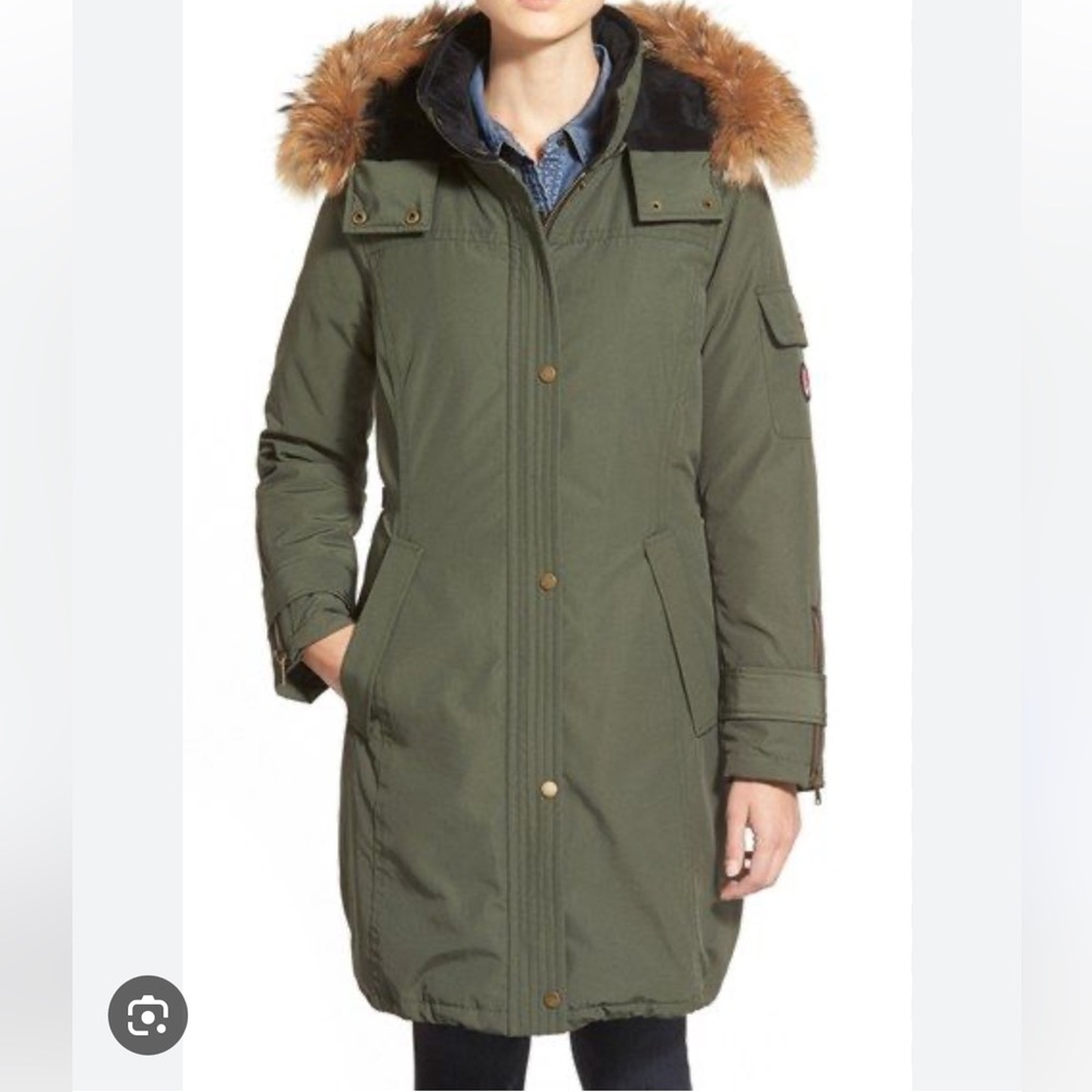 Pendleton North Shore Genuine Coyote Fur Trim Down Parka